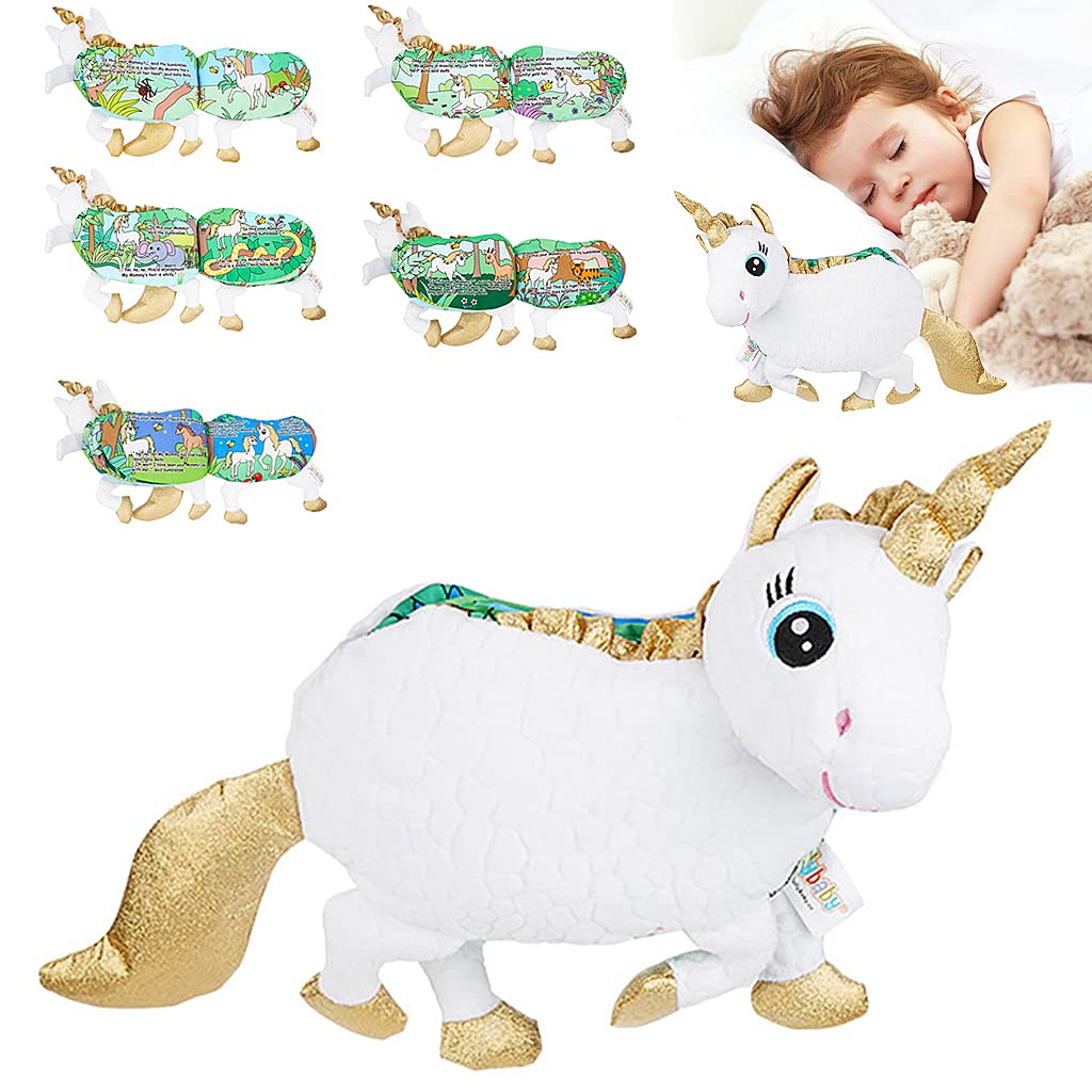 SNOWIE SOFT oft Cloth Books for Babies, Cartoon Unicorn Cloth Books for Babies 6-12 Month Old, Newborn Baby Toys 3D Touch Feel Soft Books Learning Toy, Sensory Toys for Kids, Toddler Toys Soft SNOWIE SOFT oft Cloth Books for Babies, Cartoon Unicorn Cloth Books for Babies 6-12 Month Old, Newborn Baby Toys 3D Touch Feel Soft Books Learning Toy, Sensory Toys for Kids, Toddler Toys Soft